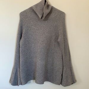 GREY TURTLE NECK WOMEN SWEATER SIZE L